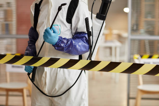Professional Blood Cleanup technician working in Montgomery Village, MD